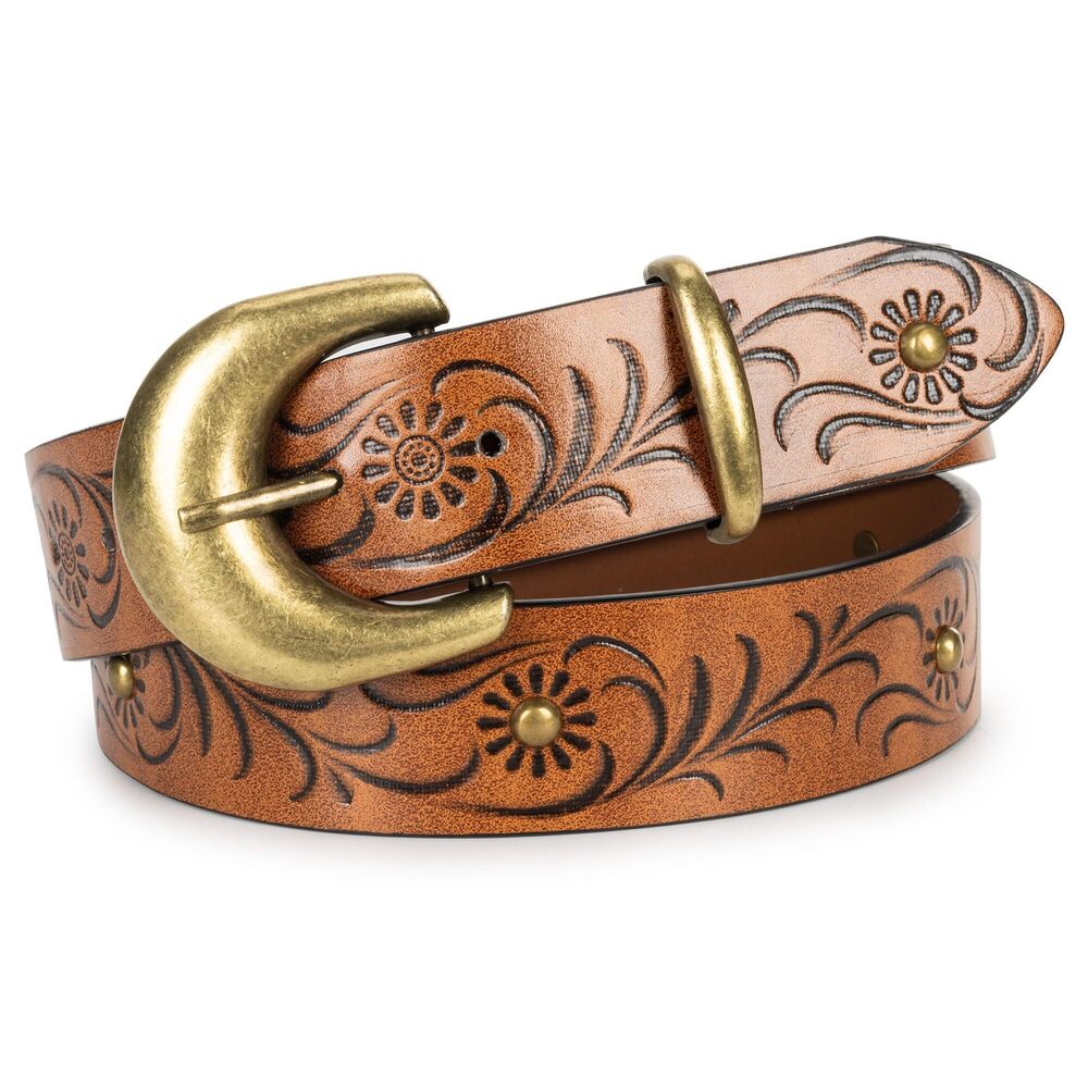 3225 Adjustable Vintage Western-belts For Women Men- Engraved